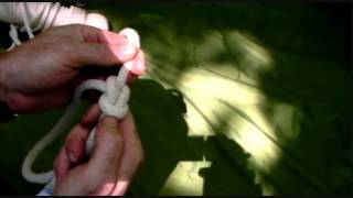 Knots Rope and Cordage Video 5 Simple Bowline [upl. by Nylynnej]