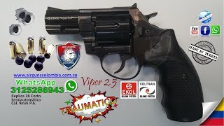 Revolver Traumático Ekol Viper 25quot 9x22 380R Prueba de Ensayo WhatsApp 3125286943 Airguns Colombia [upl. by Mala127]