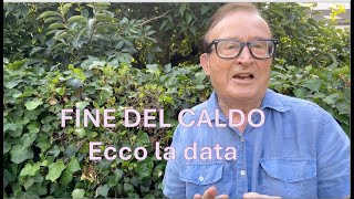 Caldo con i giorni contati Ecco la data della fine [upl. by Innob]