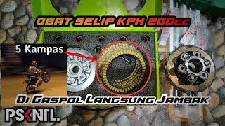 Pasang 5 Kampas Kopling KPH Obat Slip Kopling KPH 200cc  Super Clutch Taikom 5 Kampas KPH [upl. by Jump120]