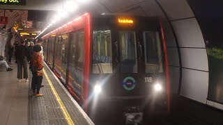 DLR B07 Stock Train 118 from Bank to Shadwell [upl. by Naimad474]