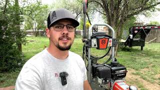 Husqvarna 3200 PSI pressure washer from Costco GAS [upl. by Deland677]