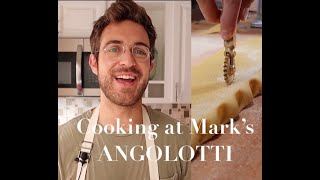 Homemade Angolotti stuffed pasta Cooking at Marks [upl. by Ehman]