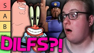 WE RANK THE HOTTEST ANIMATED DADDIES TIER LIST [upl. by Hasseman]