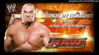 Snitsky 2005  quotNot My Faultquot WWE Entrance Theme [upl. by Jordans]