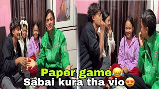 Paper Game Ma sabai ko pol kholeyo  Sabai Jana ko halat 😂 [upl. by Mobley]