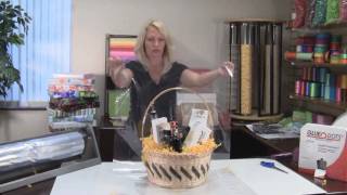 Premier Packaging  How to Make a Gift Basket [upl. by Enilarac]