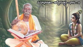 Udyoga parvam  part13  mahabharatham in telugu [upl. by Josephson]