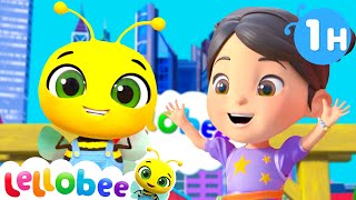 Happy Place  LELLOBEE  Nursery Rhymes amp Cartoons for Kids  Moonbug [upl. by Akiehsal466]