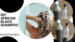 DIY Herbal Shampoo for Fast Hair Growth  African Black Soap amp Powerful Herbs Recipe [upl. by Pirozzo]