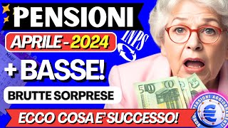 🔴 PENSIONI APRILE GIA ARRIVATI MA IMPORTI PIÙ BASSI 👉 COSA E ACCADUTO COME RISOLVO ❗VERIFICA ORA [upl. by Honebein]