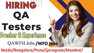 Software testing Jobs 2024  Manual amp Automation Testing  Fresher amp Experience Jobs  Tech Bharat [upl. by Enirehtac494]