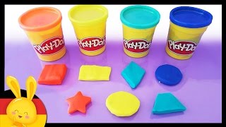 Die Formen auf deutsch auf kindgerechte Weise lernen  PlayDoh  Titounis [upl. by Kaufmann]