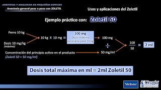 CÁLCULO DE DOSIS CON ZOLETIL [upl. by Aeel]