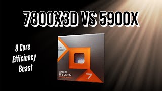 EFFICIENCY BEAST 7800X3D Vs 5900X Upgrade Comparison  11 Games  RTX 4090 [upl. by Goodwin528]