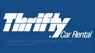 Thrifty Rental Car bad experience [upl. by Argile]