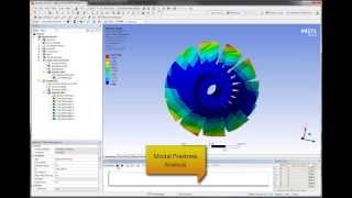 AeroMechanical Simulation of Turbomachinery Blading [upl. by Ayouqat]