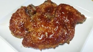 Sweet and Spicy Baked Pork Chops Episode 75 [upl. by Zales]