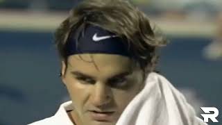 Amazing 35 Shot Roger Federer Rally in Court Level View [upl. by Isla]