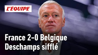 France 20 Belgique  Deschamps sifflé un vrai raslebol [upl. by Euqinitram974]