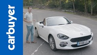 Fiat 124 Spider indepth review  Carbuyer [upl. by Aiyotal]