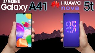 Huawei nova 5t vs Samsung Galaxy A41 [upl. by O'Neil]