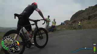 Hardknott Pass Climb Fred Whitton 2024 [upl. by Lundquist]