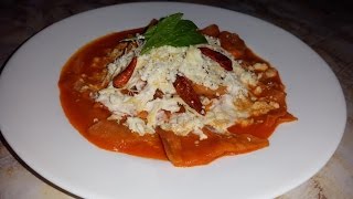 CHILAQUILES ROJOS DELICIOSOS [upl. by Kelsi466]