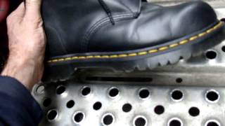 Dr Martins Industrial steel toe new and old pair [upl. by Smalley]