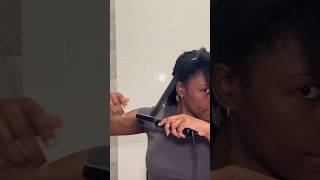 TYMO Hair Straightener on Blown out 4c Natural Hair hairstraightening [upl. by Etteniuqna]