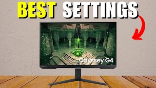 Samsung Odyssey G4 Best Settings [upl. by Acira397]