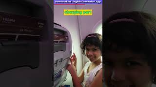 Airplane✈️Vocabulary Spoken English Words amp Sentences Kanchan English Connection shorts [upl. by Philemol831]