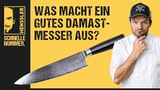 Was macht ein gutes Damastmesser aus  Hensslers Anleitungen Tipps amp Tricks [upl. by Aala161]