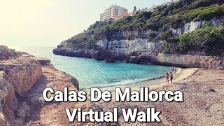 Alua Calas De Mallorca Resort Cala Antena Beach Walk Spain Summer [upl. by Jahncke469]