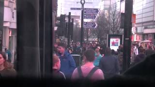 Manchester Metrolink Cross City 1 Line Cab Ride 111213 [upl. by Joshuah284]