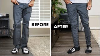 HOW TO SELFTAPER YOUR JEANS amp PANTS  I AM RIO P [upl. by Alleyne]