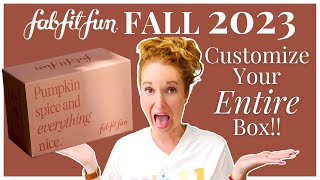 FabFitFun Fall 2023 Customize Your Entire Box All 6 Customization Spoilers in this Video [upl. by Akitnahs]