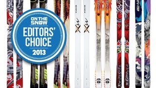 Best 2013 Mens All Mountain Skis  OnTheSnow [upl. by Riffle]