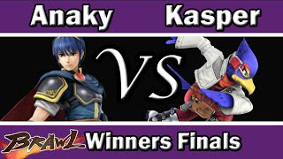 SSBB AnakyMarth vs KasperFalco  Tournament Match  WF [upl. by Takara703]