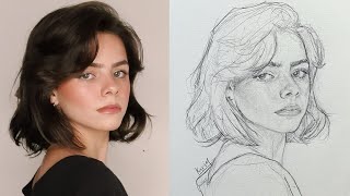 Unlock Your Inner Artist Learn to Draw Realistic Portraits with the Loomis Method [upl. by Aleb]