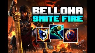 SMITE Bellona Solo Lane Best SmiteFire Build Conquest Gameplay [upl. by Basilio]