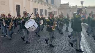 Aeronautica Militare e Guardia di Finanza al Palazzo del Quirinale [upl. by Salohcin]