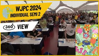 Scrollable 360 view of Individual Semifinal 2 at World Jigsaw Puzzle Championship 2024 4K [upl. by Riaj750]