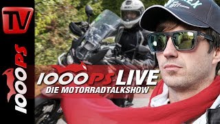 1000PS Live  Africa Twin Dauertest mit Varahannes  wann fallen die 200000km [upl. by Gasper]