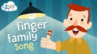 Finger Family Song  Children Song with Lyrics  Nursery Rhymes  Kids Academy [upl. by Enaled566]