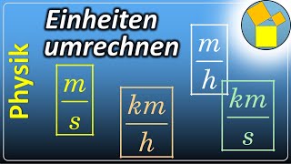 Einheiten umrechnen  Physik  wwwmathephysiktechnikde [upl. by Celestina]