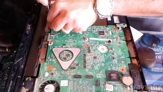 Dell Inspiron N5110 disassembly remove hard disk drive [upl. by Nahtnanhoj]