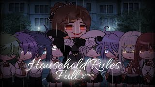 •Household rules•  FULL GCMM GCM Gacha club movie By Gachajane55 [upl. by Eolc]