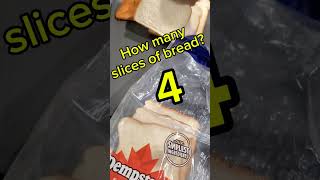 How many slices of bread are in a loaf of Dempsters White Sandwich Bread from Costco [upl. by Anuaek444]