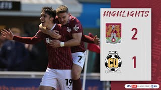 HIGHLIGHTS Northampton Town 2 Cambridge United 1 [upl. by Nnoj]